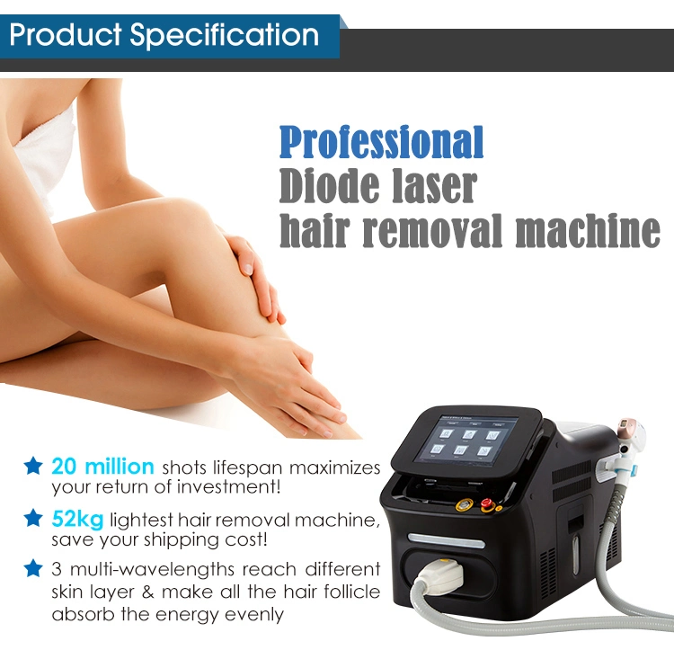 Permanent Hair Removal Laser ADSS Factory Direct Sales 808nm Diode Laser Hair Removal Lifetime Maintenance Machine